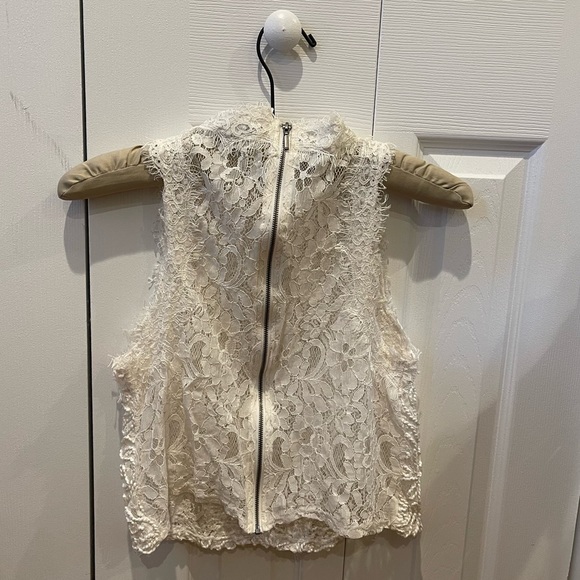 Zara white lace top - Picture 5 of 5